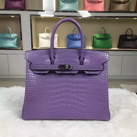 hermes lavander bag|hermes crocodile bag.